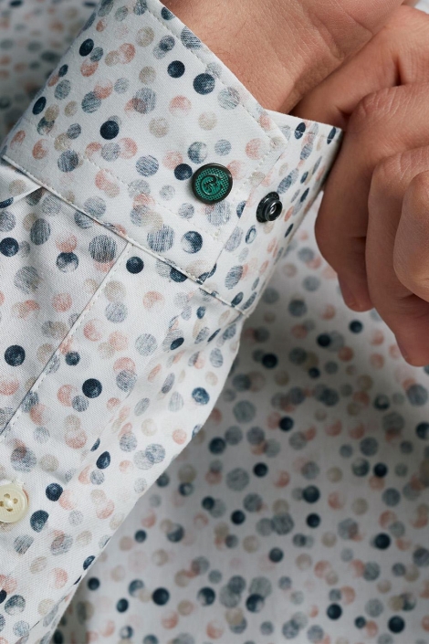 Cast Iron long sleeve shirt print on poplin